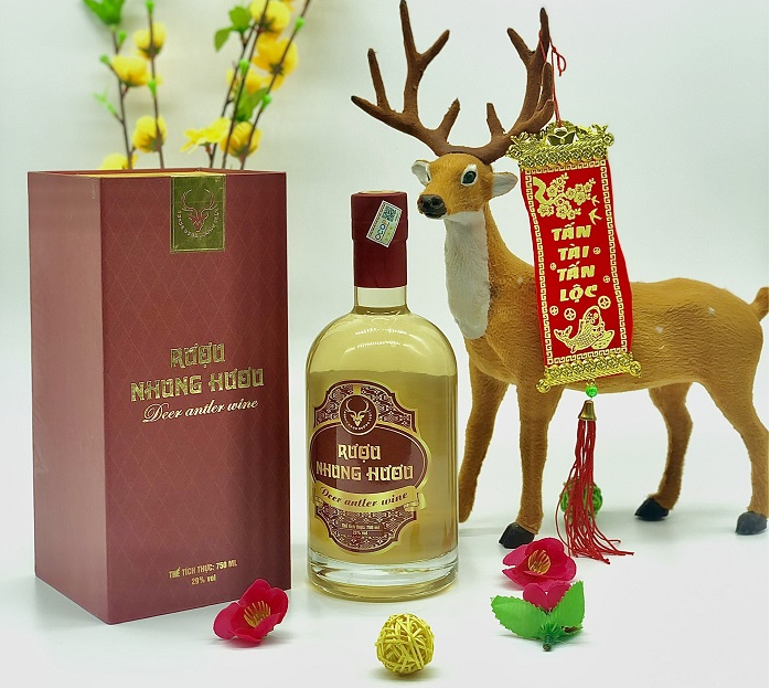 Rượu ngâm nhung hươu Hà Tĩnh - 450k/chai 750ml Rượu ngâm nhung hươu Hà Tĩnh - 450k/chai 750ml