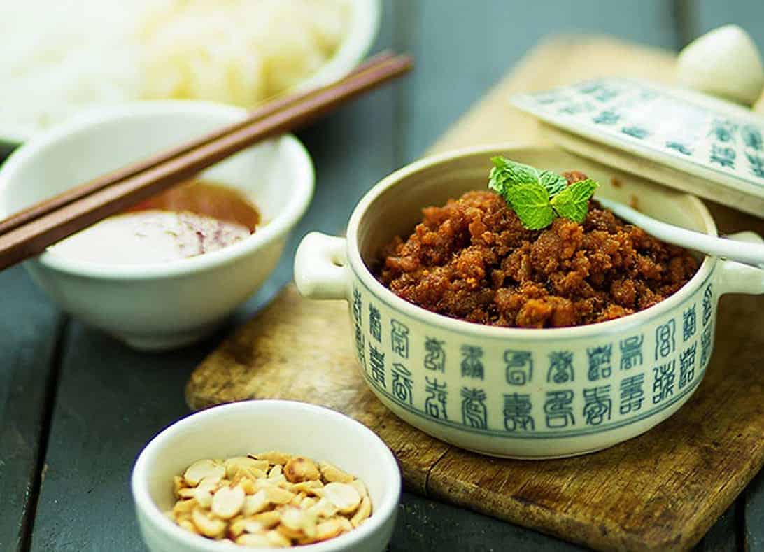 Cách bảo quản mắm tép chưng thịt