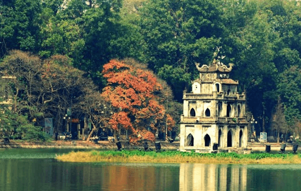 tham quan thap rua ho hoan kiem